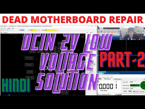 HP G34A DEAD Not turning on DCIN 2V Hindi Part 2 | Online Chiplevel Laptop Repairing Course | Laptex