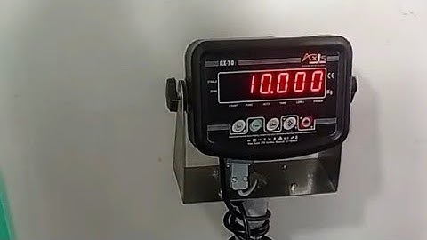 Axis AX-70 Electronic Weight Indicator Calibration