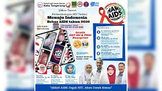 Webinar Nasional RSUD Kota Tangerang Dalam Rangka Hari AIDS Sedunia