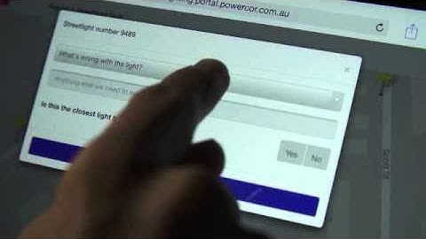 Report a faulty streetlight (4:36)