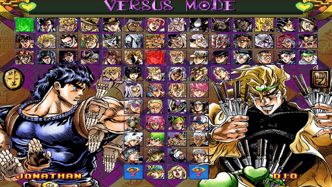 MUGEN GAME] JoJo's Bizarre Adventure Beta 2.5 by SlavikOld - Game Jolt