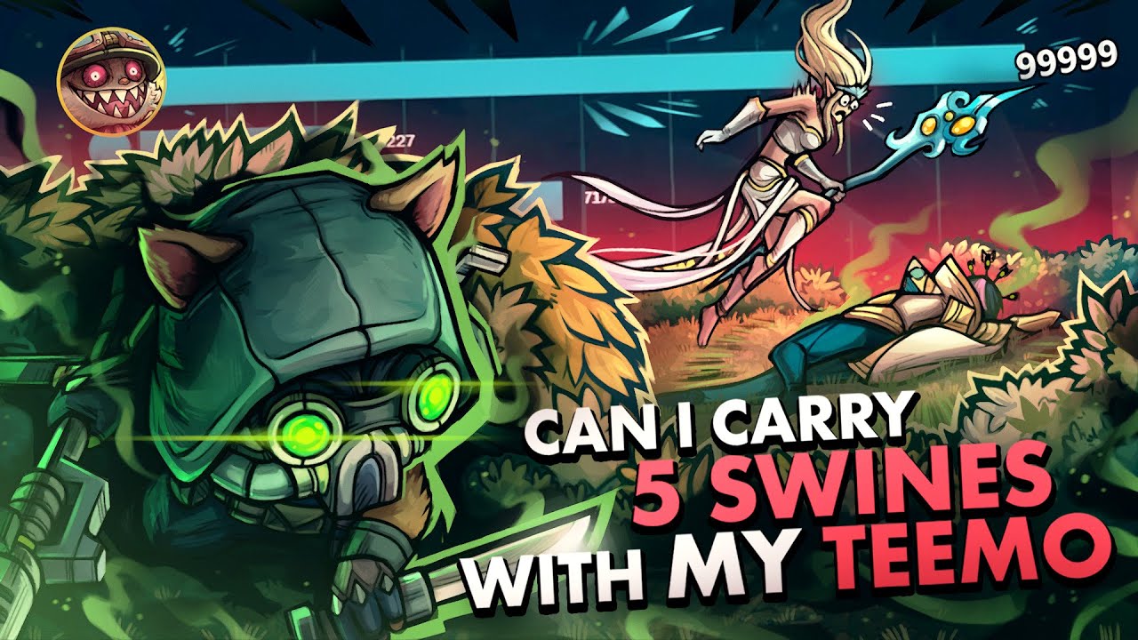 DEALING MORE DMG THAN MY TEAM COMBINED WITH TEEMO