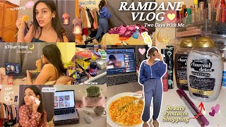 2 Days With Me In Ramadan🌙✨|دوزو معايا آخر ايام رمضان 🌯💗🥰(Cooking🥗,Self care🚿,cleaning..)