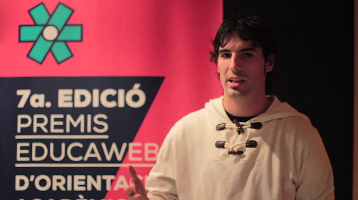 Abel Merino, ganador del Premio Educaweb en la cat...