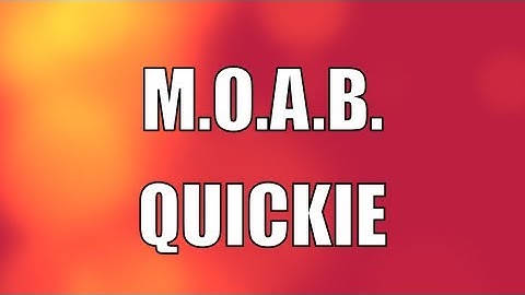 MW3 - Offshore MOAB Quickie - Domination With G36C