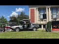 DeLorean at Star Wars exhibit opening in New Albany