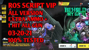ROS SCRIPT VIP | ALL VERSION | + EXTRA AMMO + 1 HIT ALL GUNS