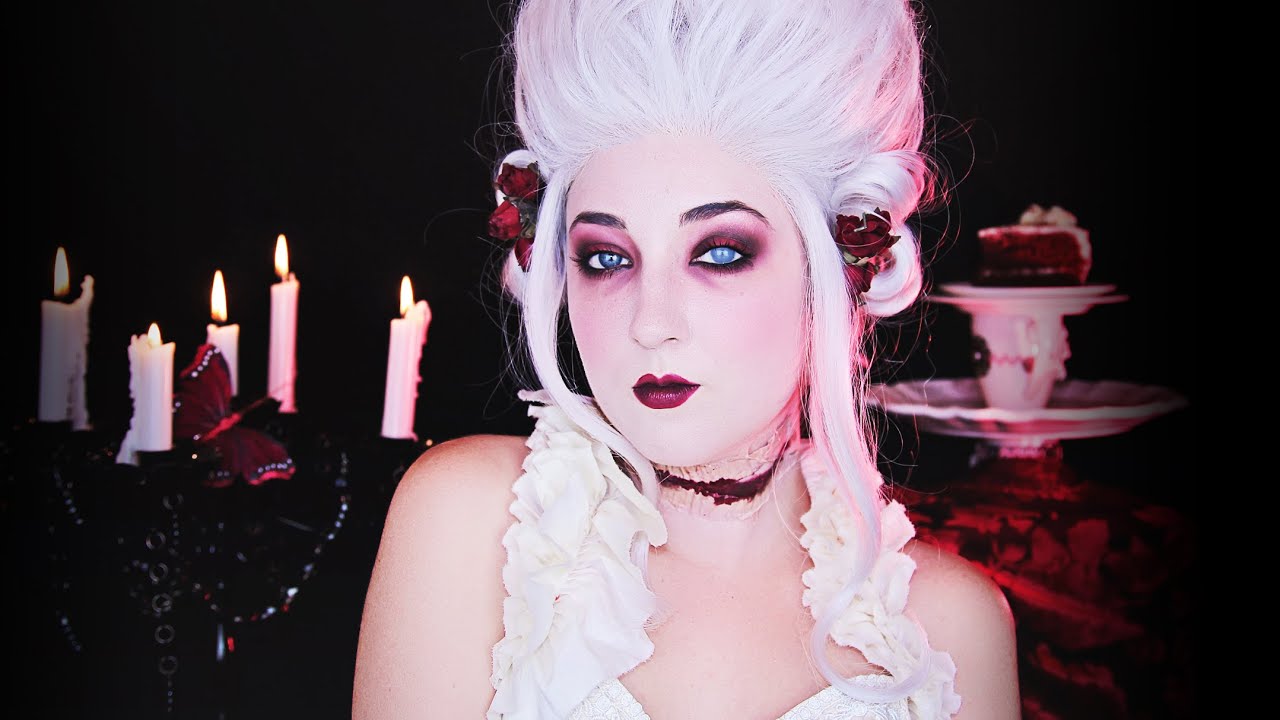 ZOMBIE Marie Antoinette Makeup Tutorial YouTube