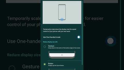 One Hand Mode in Samsung Galaxy A50 Mobile