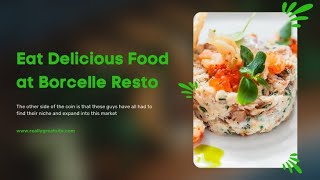 Green Modern Restaurant & Cafe Canva Presentation
