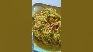 hot & spicy Maggi noodles soup 😋😋 #short