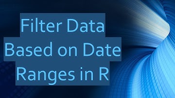 Filter Data Based on Date Ranges in R