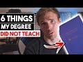 6 THINGS MY DEGREE DID NOT TEACH | #grindreel
