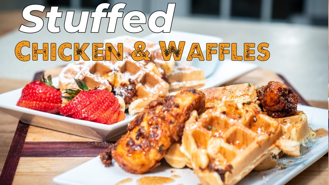 Chicken-Stuffed Waffles Recipe 