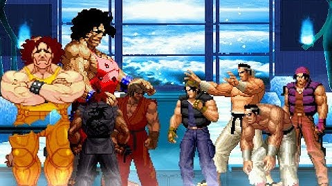 [KOF Mugen] Memorial | Hugo & Ken Team vs Goro & Ralf Team [ 4vs4 ]
