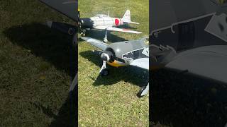 1/5 scale warbirds together | zero + FW190 #rcplanes