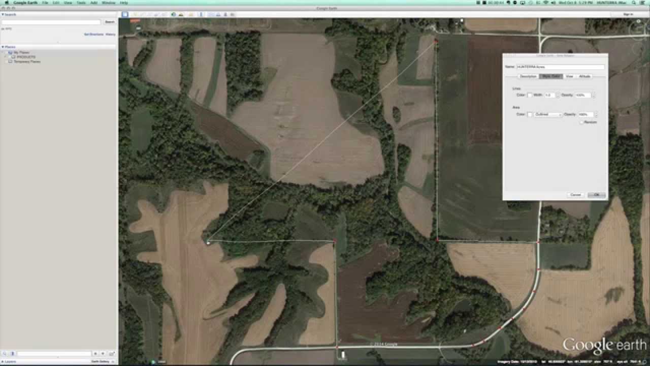 google earth pro property lines