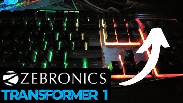 How to Turn on and Enable Zebronics Transformer Keyboard RGB Backlight