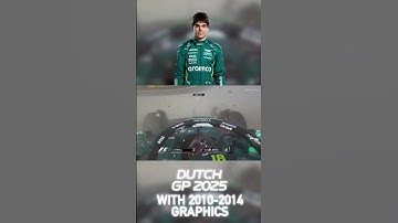 Lance Stroll HITS THE WALL | 2025 Dutch Grand Prix with 2010-2014 Graphics #f1