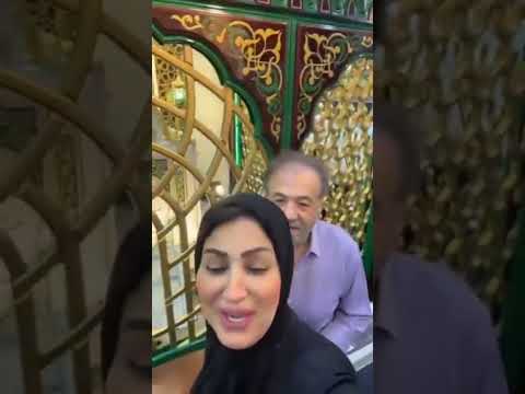 شاهد ماذا فعلت وفاء عامر من مقام الشيخ جابر الجازولى