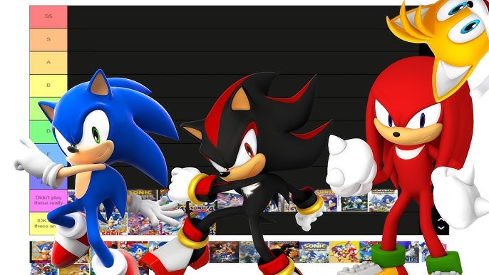 Sonic, Sonic, & Sonic Finish A Sonic Tier List (Full Animatic) 