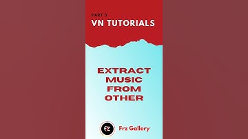 Extract music from video