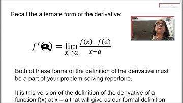 3.2 Differentiability, video 1