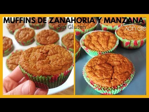 Vídeo: Muffins De Zanahoria Y Manzana: Una Receta Paso A Paso Con Una Foto