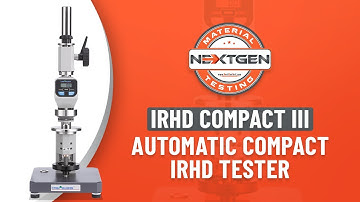 Automatic Compact IRHD Tester – IRHD Compact III - NextGen Material Testing, Inc.