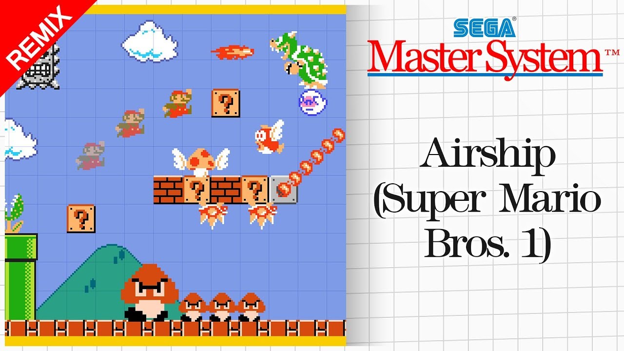 Super Mario Maker - SMB1 Airship (Sega Master System Cover) - YouTube