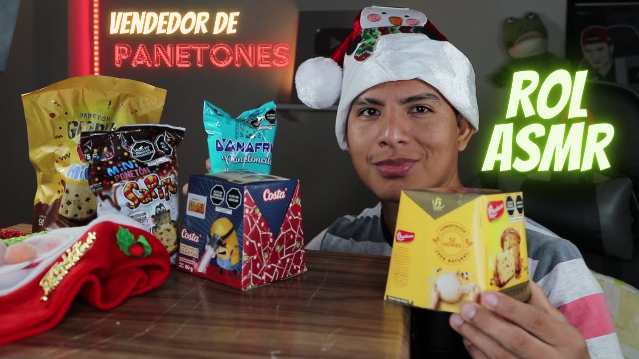 | ROLEPLAY ASMR | VENDEDOR DE MINI PANETONES