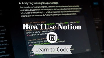 How I Use Notion for Studying - Learn to Code with Active Recalling
