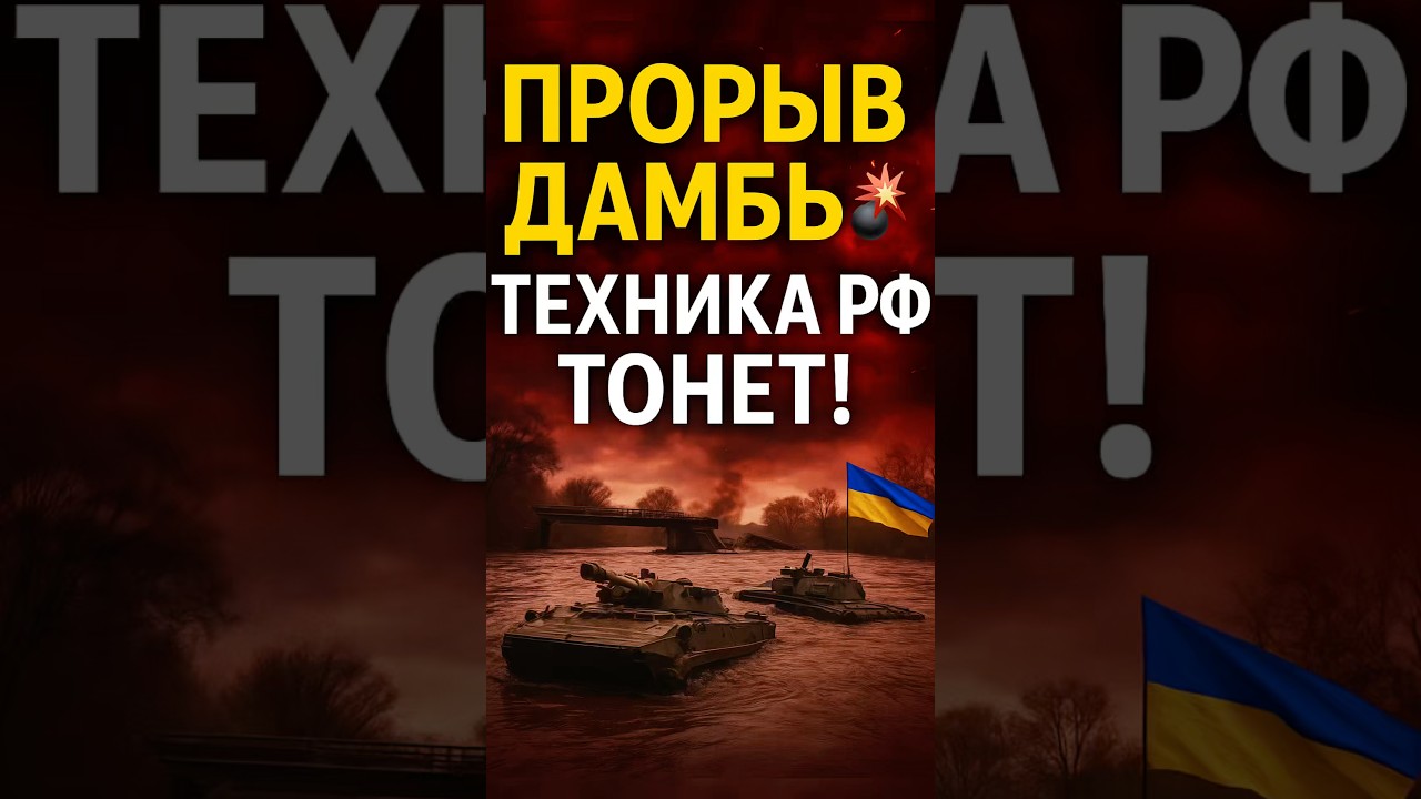 💥 ПРОРЫВ ДАМБЫ В БЕЛГОРОДЕ!ТЕХНИКА РФ ТОНЕТ ПРЯМО НА ГЛАЗАХ!