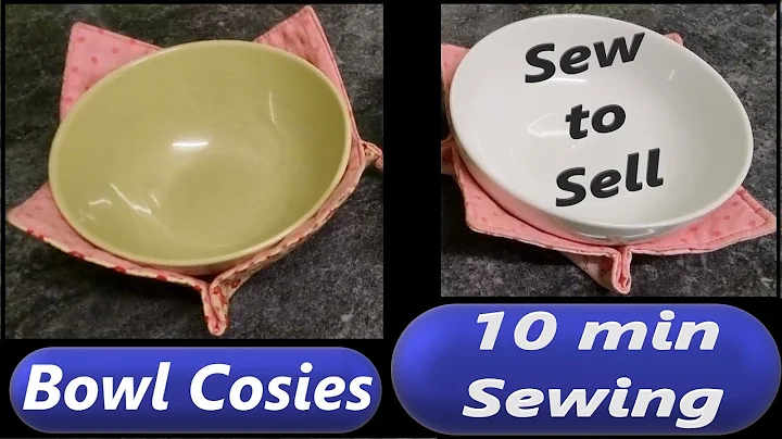 10-Minute DIY Bowl Cosies: Sewing with Layer Cake Fabric