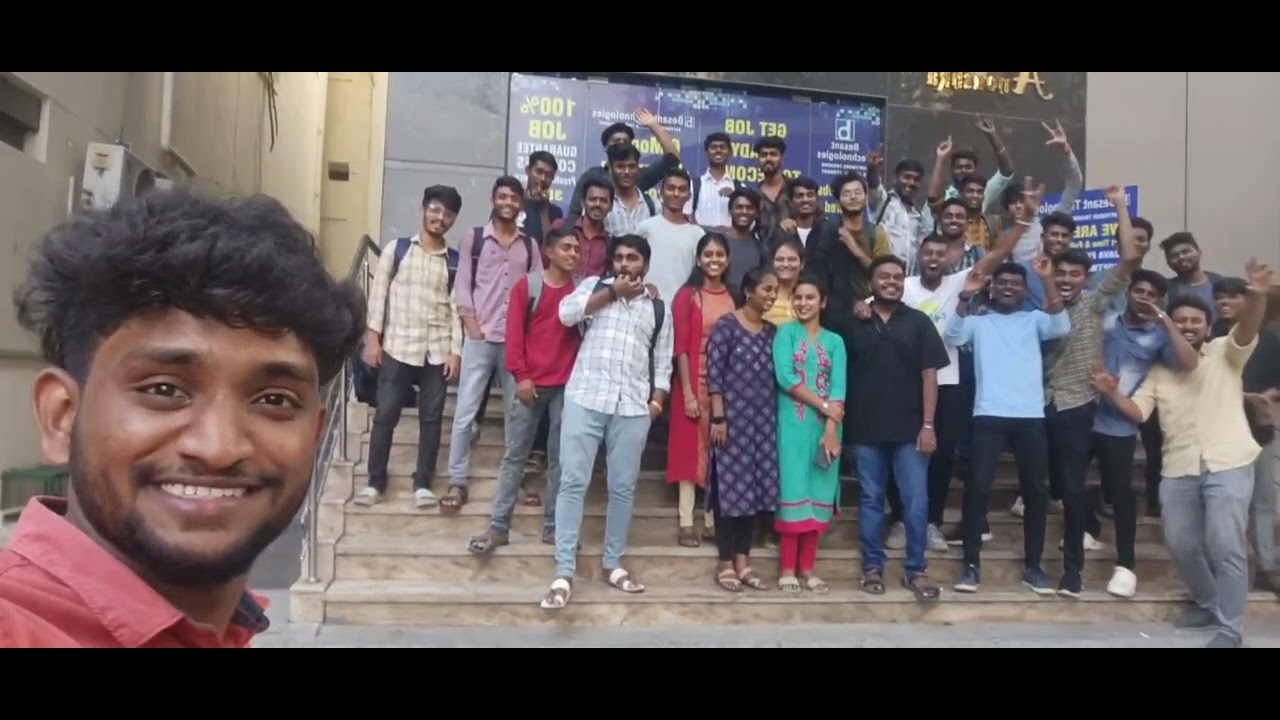 Fullstack batch graduation🎓💻 @ Besant Technologies BTM Branch Bangalore ...