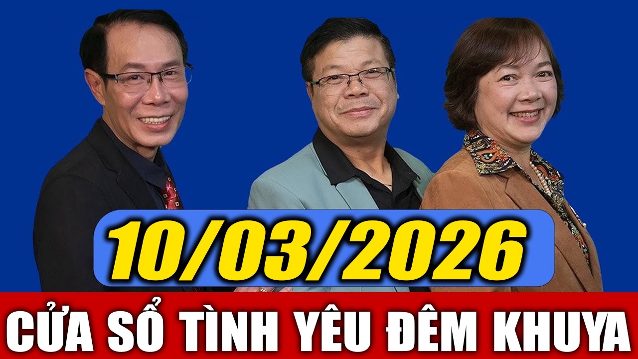 Nghe Cửa Sổ Tình Yêu VOV Đêm Khuya Ngày 10/03/2026 | Đinh Đoàn Tư Vấn Hôn Nhân Gia Đình