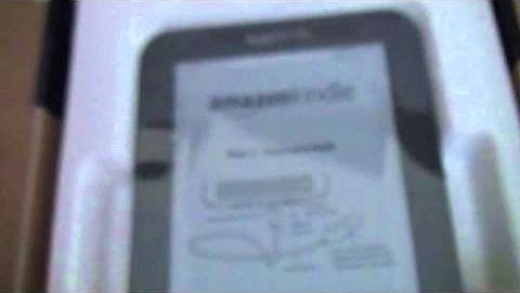 Amazon Kindle 3 Unboxing