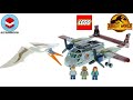 LEGO Jurassic World 76947 Quetzalcoatlus Plane Ambush - LEGO Speed Build Review