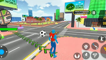 😍PLAYING OPEN WORLD MODE IN SPIDER ROBOT HERO CAR🔥 ANDROID GAMEPLAY HINDI #3