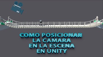 Como Posicionar la camara en la escena en unity