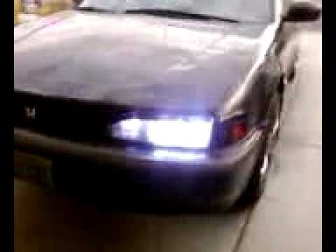 10,000k blue hid's on my (cb7) 91 accord
