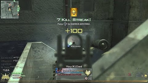 Classic MW2 Skidrow Nuke with M240 31-2
