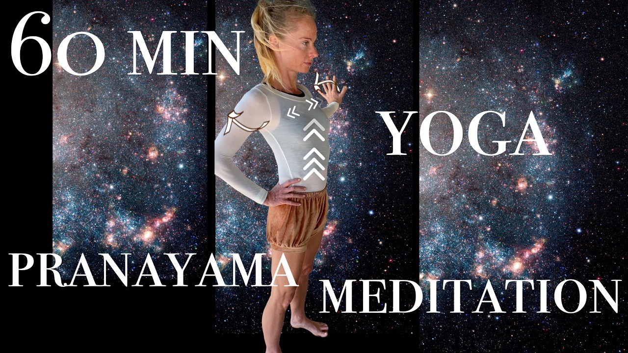 Yoga , pranayama & meditation - chilled and uplifting ambient music (60 minutes)