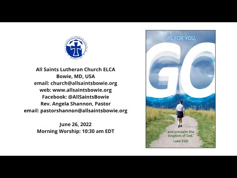 All Saints Lutheran Church 2022 - Live-Streaming Service