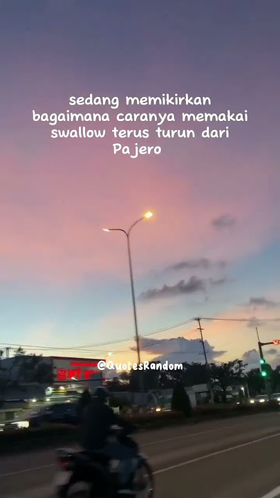 story wa ‼️ sendal swallow turun dari Pajero