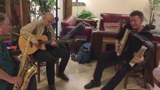 Jamming on A Train at Hotel Lobby / Cambria Vacation / 11.19.16