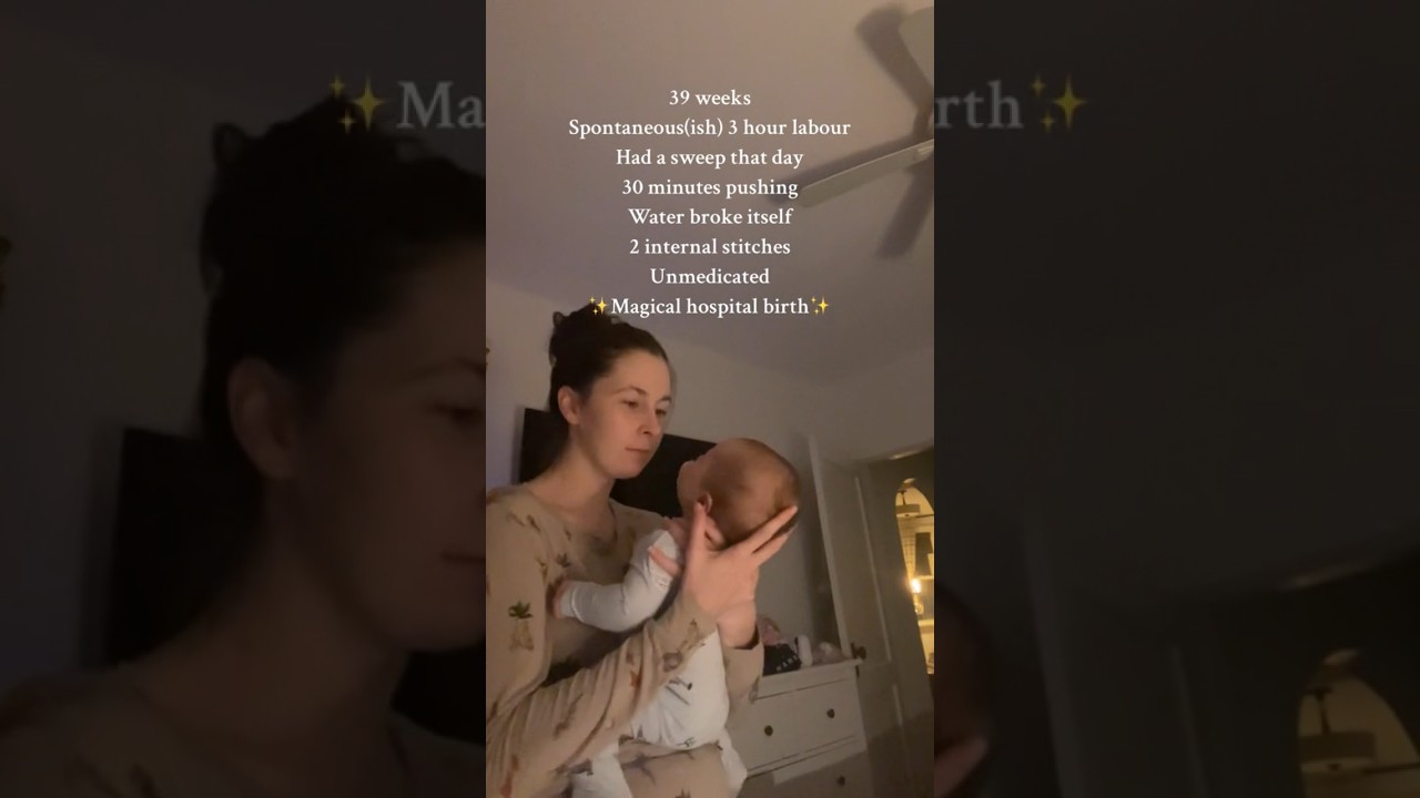 So grateful for our birth experience🥹 