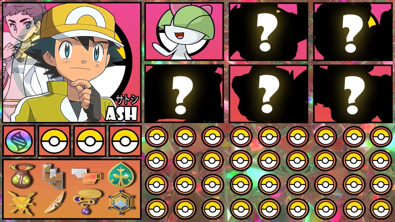 ASH POKEMON TEAM (IF DIANTHA WAS ASH MOTHER)