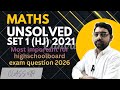 Class 10 math unsolved set 1 HJ part3