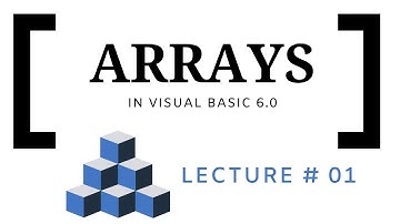 #1 Arrays in VB 6.0 | Introduction Part I
